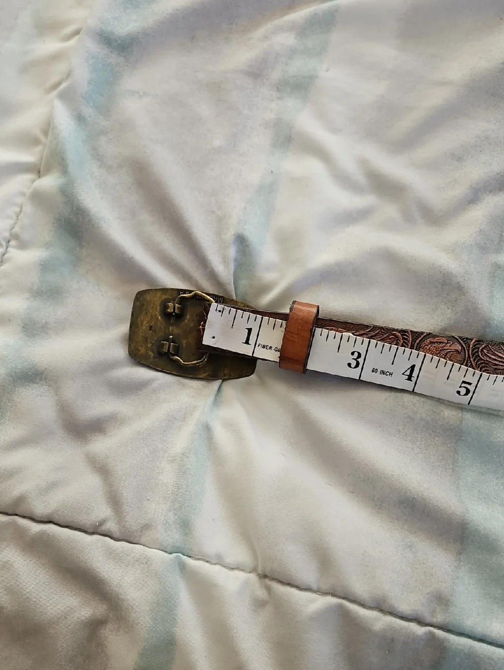 Vintage Western Indian Chief Eagle Leather Childs Belt 26